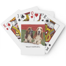 Spielkarten der Dachshundjagdhund-Gastgeschenk