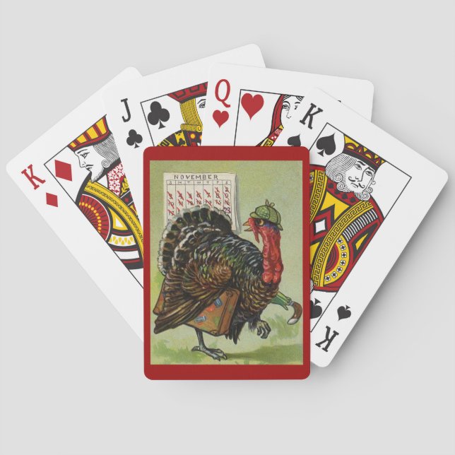Spielkarten der lustiger Vintager (Rückseite)