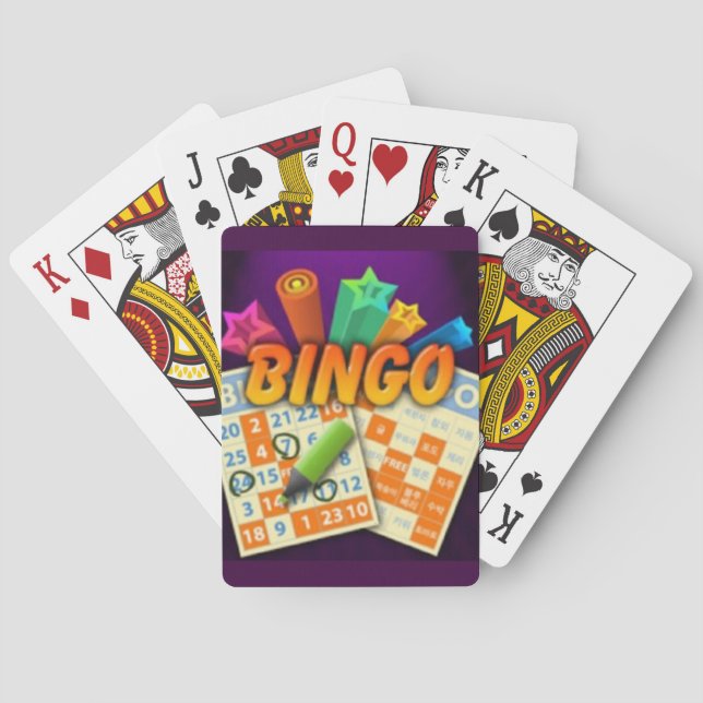 Spielkarten des Bingo (Rückseite)