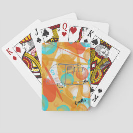 Spielkarten des Campers