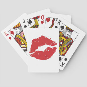 Spielkarten des großen Kusses