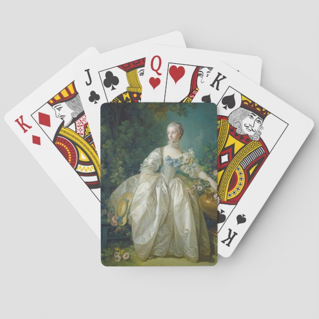 Spielkarten des Kunst-Porträts (Rückseite)
