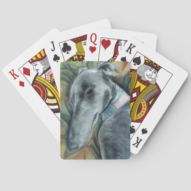 Spielkarten des Windhunds (1) (Rückseite)