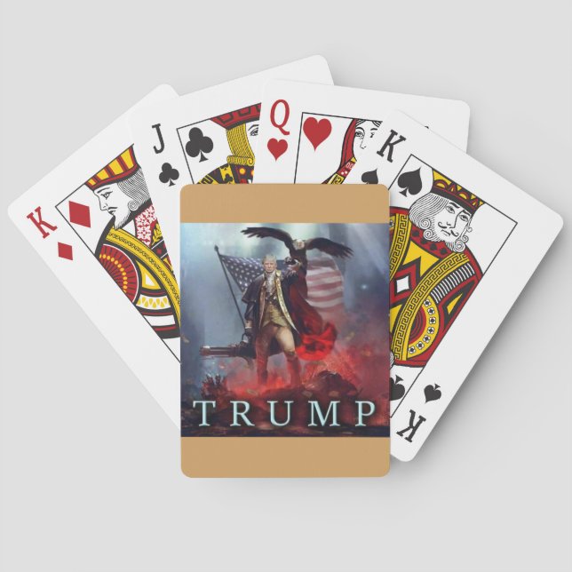 Spielkarten Donald Trump (Rückseite)