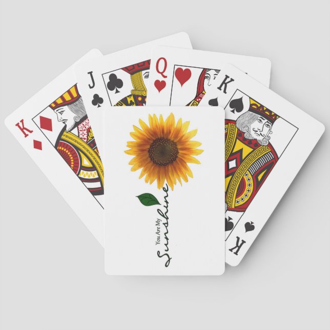 Spielkarten - Du bist mein Sonnenschein (Rückseite)