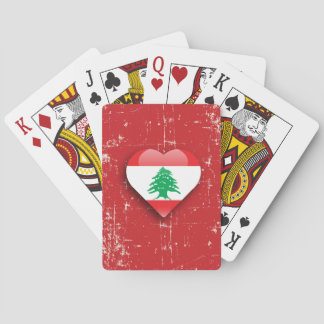 Spielkarten - Flagge Libanon/Phoenicia 13; )