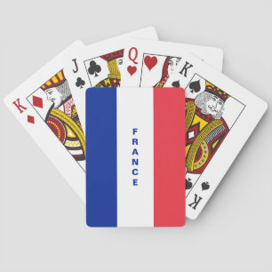 Spielkarten Frankreich-Flagge