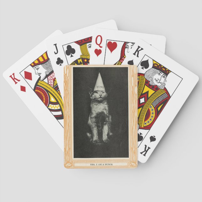 Spielkarten für die Katze (Rückseite)