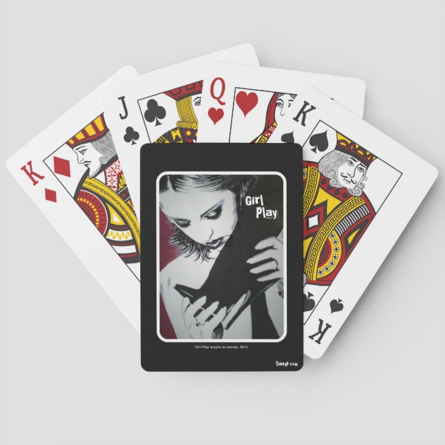 Spielkarten für Mädchen (Rückseite)