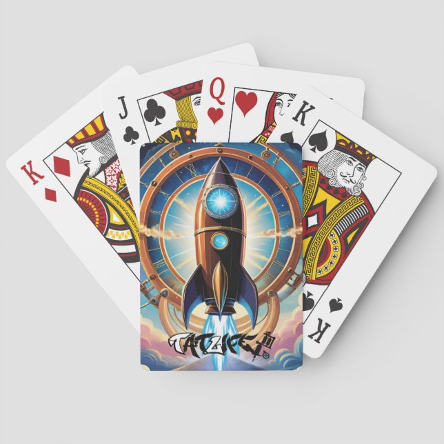 Spielkarten für Raketenschiffe (Rückseite)