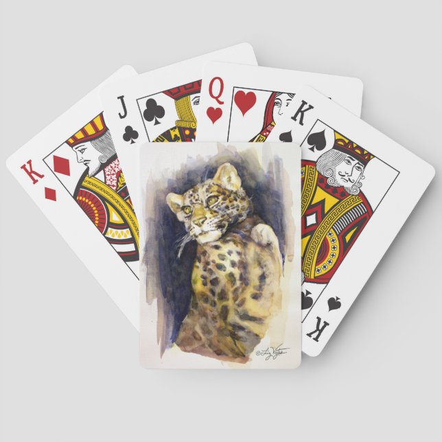 Spielkarten für Schneeleopard (Rückseite)