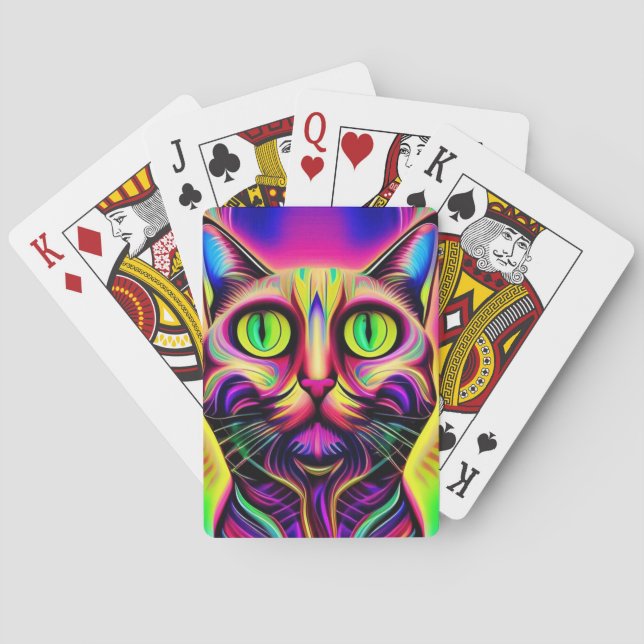 Spielkarten für seltsame Katzen (Rückseite)