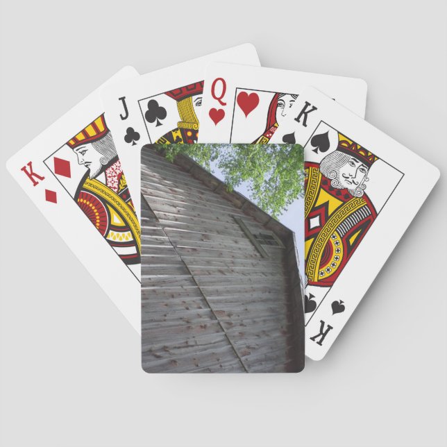 Spielkarten im oberen Barrierefenster (Rückseite)