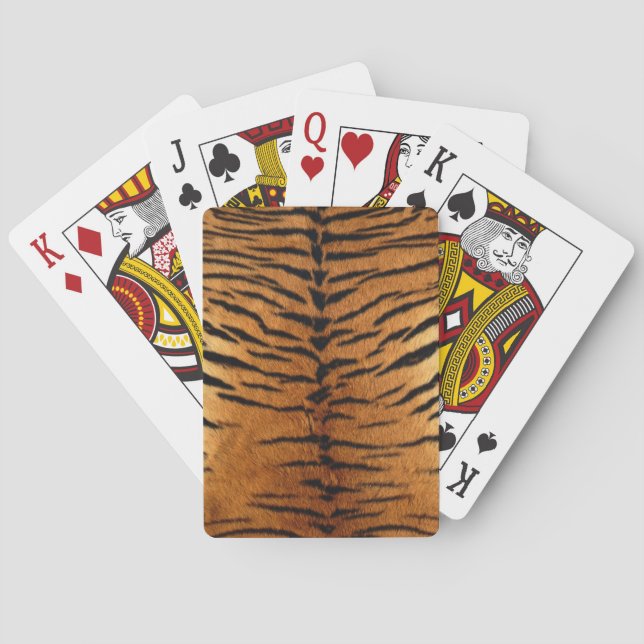 Spielkarten in Tiger (Rückseite)