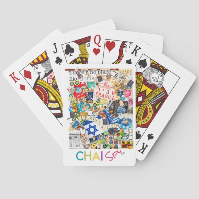 Spielkarten Israels (Rückseite)