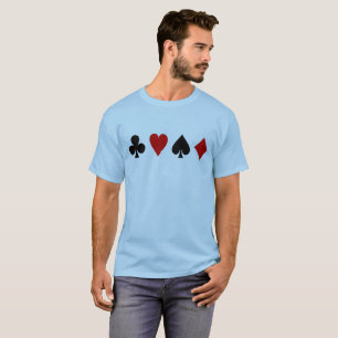 Spielkarten Karten Kartenspielen Diamant Club Hörs T-Shirt