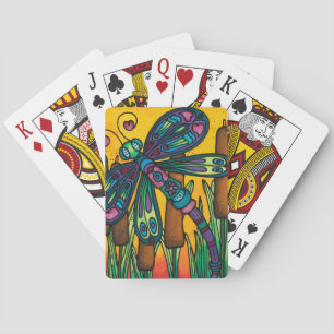 Spielkarten: Libellen-Reihe Spielkarten