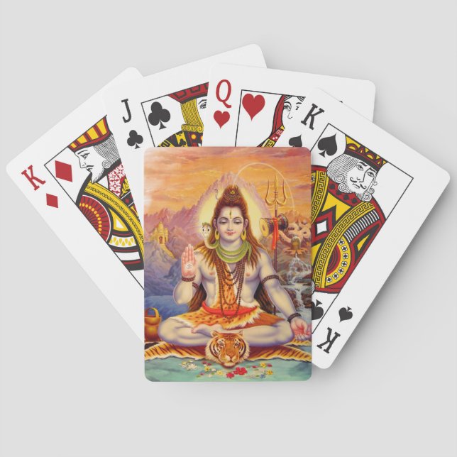 Spielkarten Lord-Shiva Meditating (Rückseite)