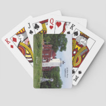 Spielkarten mit 40 Mile Point Lighthouse