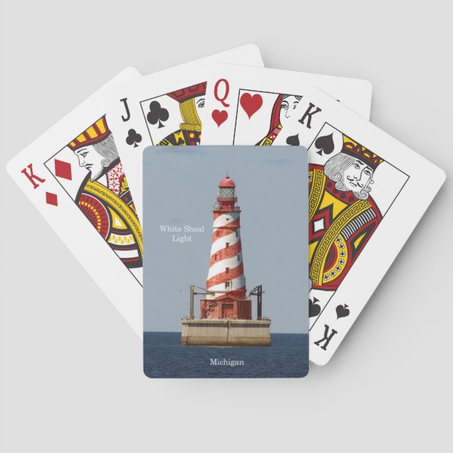 Spielkarten mit weißem Showlight (Rückseite)