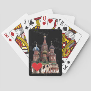 Spielkarten Moskau Russland Russia