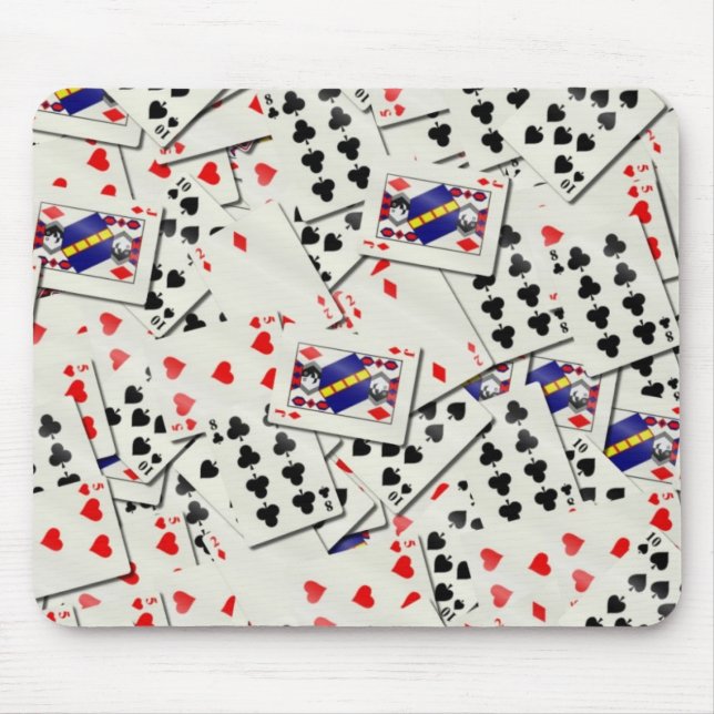 Spielkarten Mousepad (Vorne)