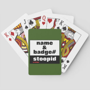 Spielkarten "NAME & BADGE#"