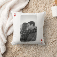 Spielkarten-Paar-Foto Romantische Liebesherz-Gesch