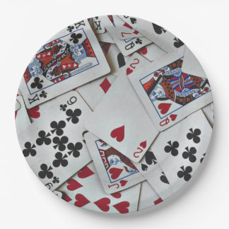Spielkarten Poker Games Queen King Pappteller