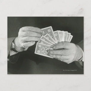 Spielkarten Postkarte