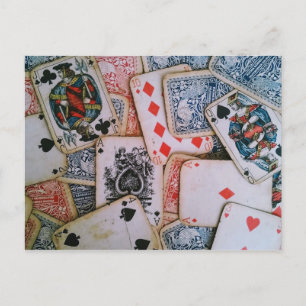 "Spielkarten"-Postkarte Postkarte