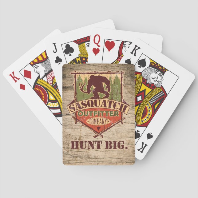 Spielkarten Sasquatch Outfitter Company (Rückseite)