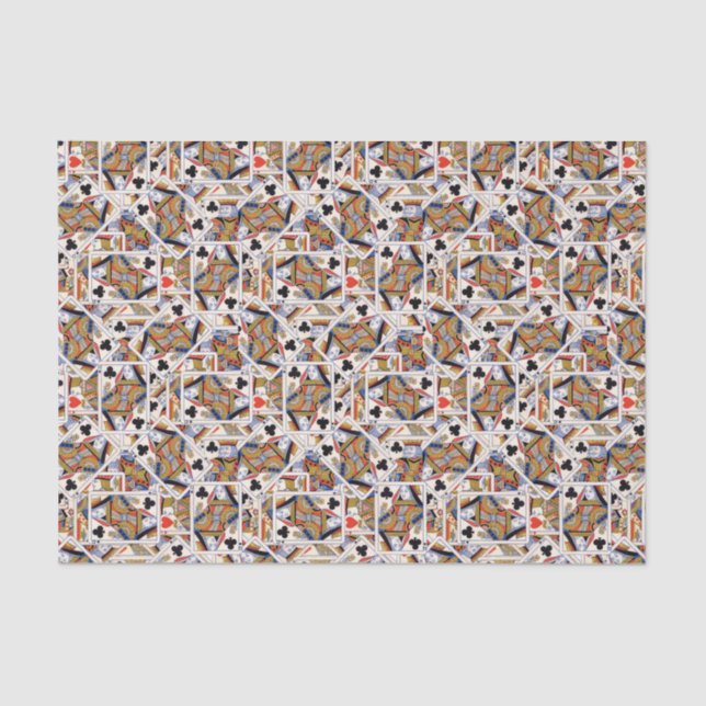 Spielkarten Seidenpapier (Vorderseite)