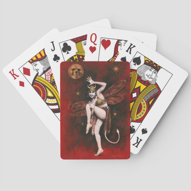 Spielkarten Teufel-Damen-Dancer (Rückseite)