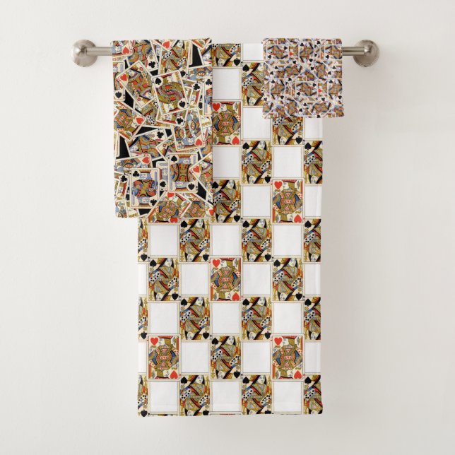Spielkarten Tuch-Set Badhandtuch Set (Insitu)