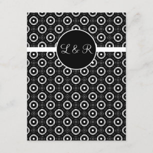 Spielkarten, Vegas-Hochzeitsmonogramm-uAwg RSVP Karte