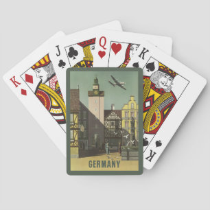 Spielkarten Vintager Reise DEUTSCHLANDS