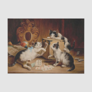 Spielkarten von Carl Reichert Tissue-Papier Seidenpapier