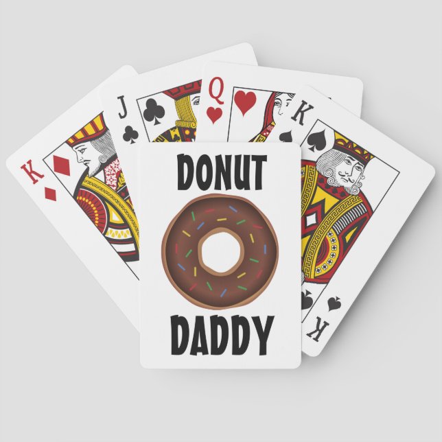 SPIELKARTEN VON DONUT VATER (Rückseite)