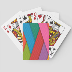 Spielkartenspiel Bunte Dreiecke Spielkarten