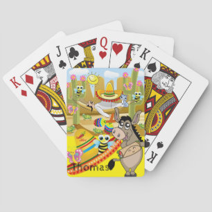 Spielkartenspiel Mexikanischer Mann Esel Hund Somb Spielkarten