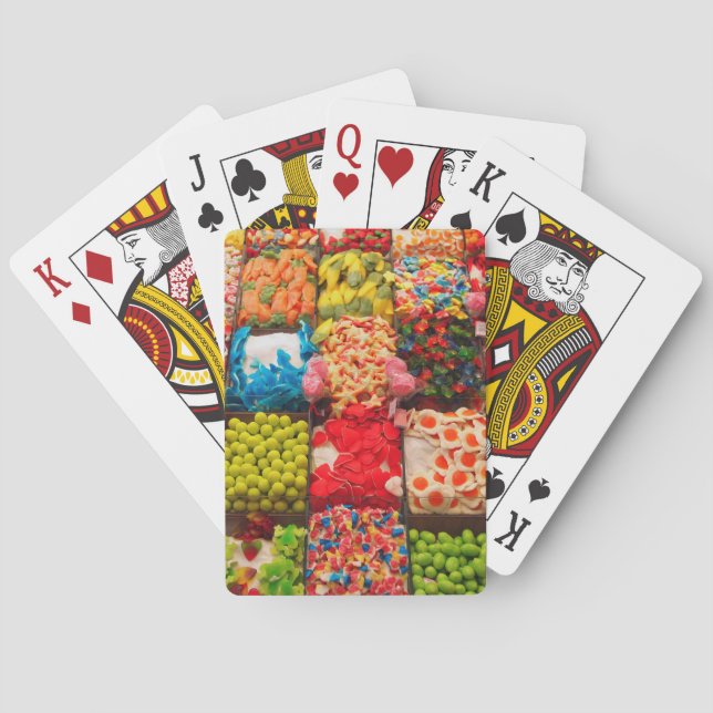 Spielkarteplattform des Geschäftes der bunten Spielkarten (Rückseite)