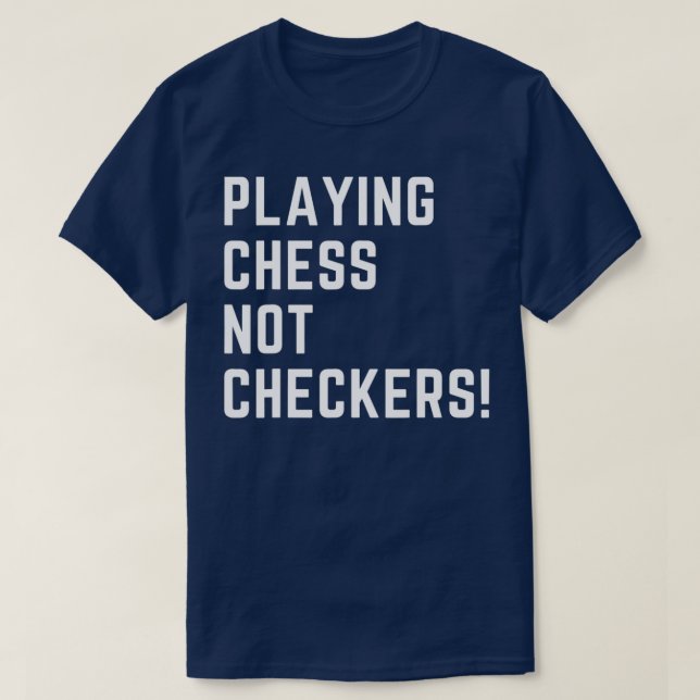 SPIELKIRCHE KEINE SCHACHBRETTER BEKLEIDEN T-Shirt (Design vorne)