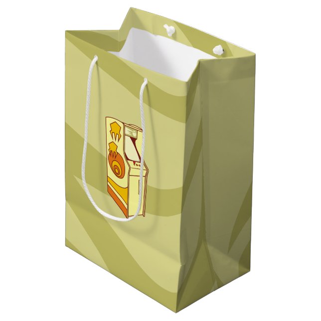 Spielkonsole Tall Arcade Mittlere Geschenktüte (Vorderseite Schrägansicht)