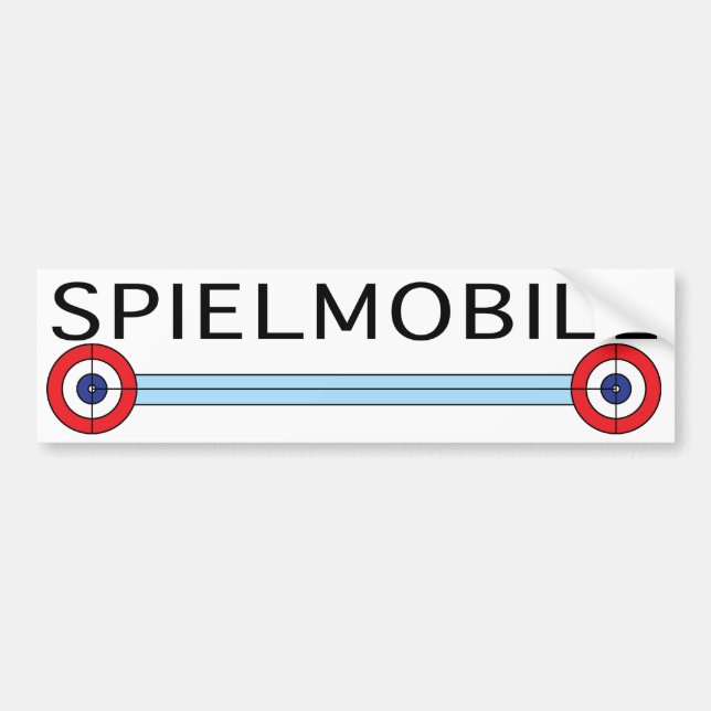 Spielmobile Autoaufkleber (Vorne)