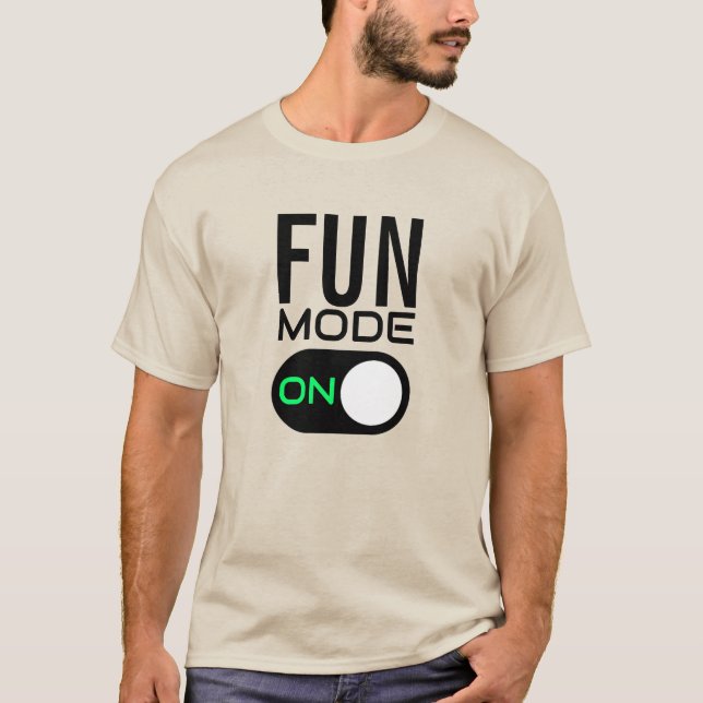 Spielmodus eingeschaltet. Personalisieren des T -  T-Shirt (Vorderseite)