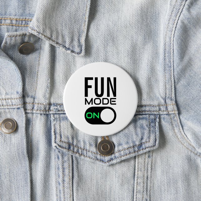 Spielmodus eingeschaltet. Schaltfläche anpassen Button (Beispiel)