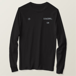 Spielmodus-Lade-Gaming-Shirt Besticktes Langarmshirt