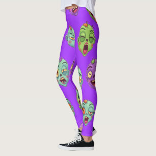 Spielmonster Zombies für Halloween Leggings