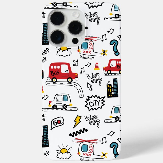 Spielmuster für Kinder  Case-Mate iPhone Hülle (Rückseite)